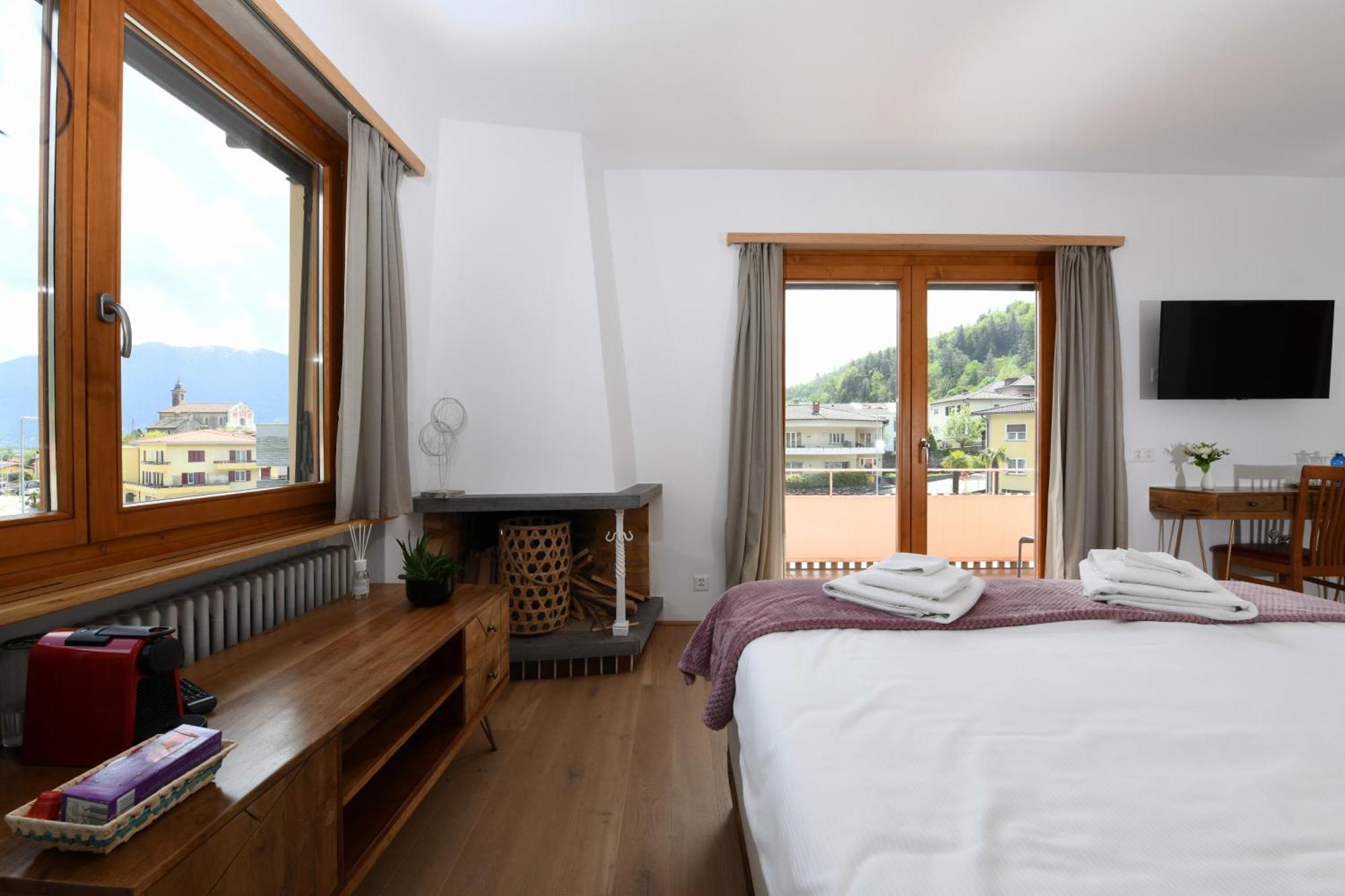 7Rooms - Self Check-In 24H Free Parking Losone Esterno foto